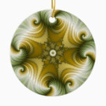 Country Fayre - Fractal Art Ceramic Ornament