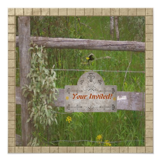 Country Fence Card