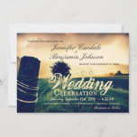 Country Field Fence Post Wedding Invitations at Zazzle