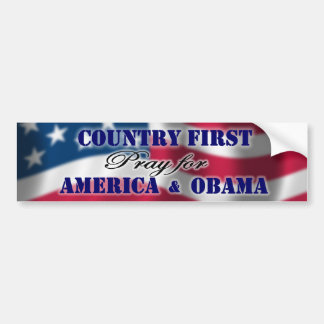 Country First Bumper Sticker