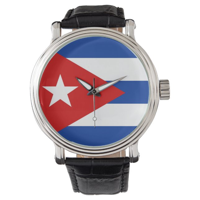 country flag cuba watch (Front)