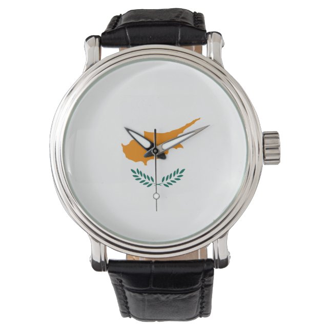 country flag cyprus watch (Front)