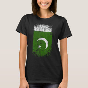 Country Flag Souvenir Grunge Flag Pakistan T-Shirt