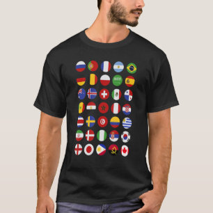 Country Flags International World Flags Travelers T-Shirt