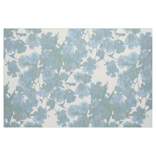 Country Flora on French Buttercream Large Fabric