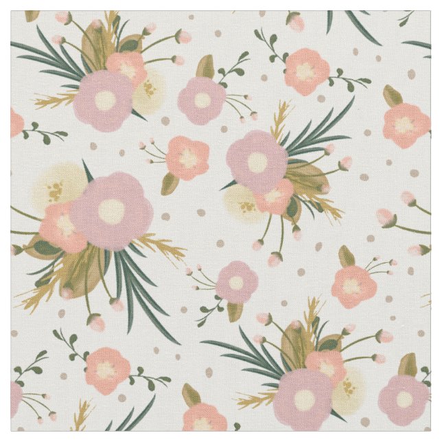Country Floral | Fabric (Close Up)