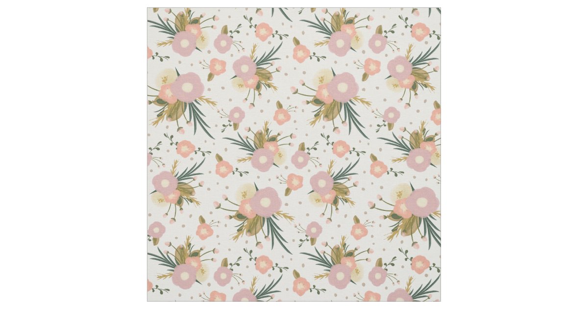 Country Floral | Fabric | Zazzle
