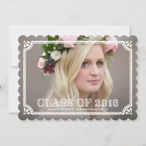 Country Frame Graduation Announcement