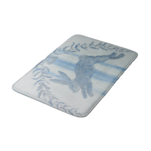 Country French Bunny Rabbit Bath Mat