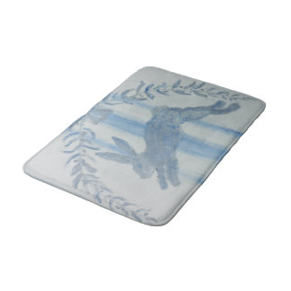 Country French Bunny Rabbit Bath Mat