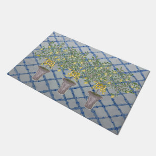 Country French Lemon Tree Lemons Doormat Rug