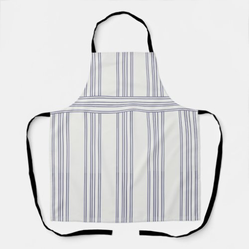 Country French Striped Apron