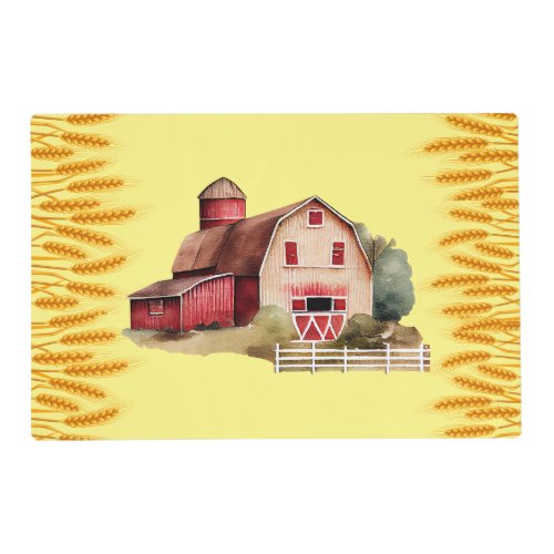 Country Fresh Laminated Placemat