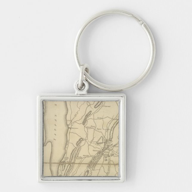 Country from Frog's Point to Croton River Keychain (Front)
