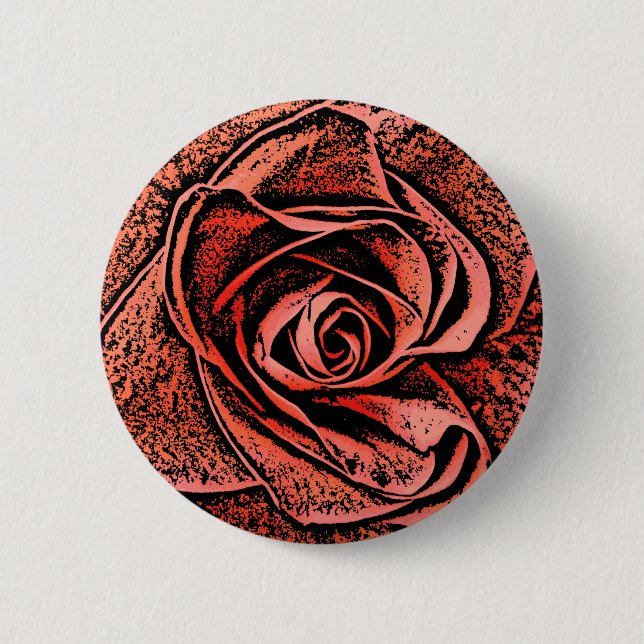 COUNTRY GARDEN FLOWERS BUTTON (Front)