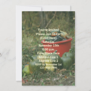Country Garden Harvest Nature Party Invitation