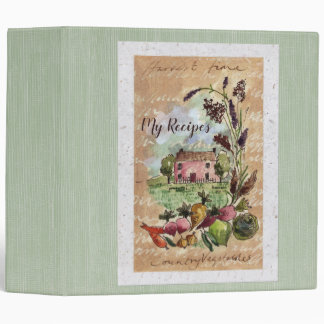 Country Garden Recipe Binder