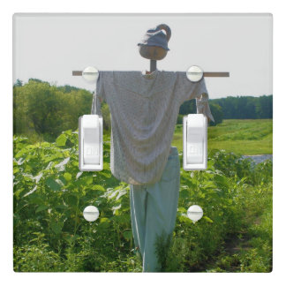 Country Garden Scarecrow    Light Switch Cover