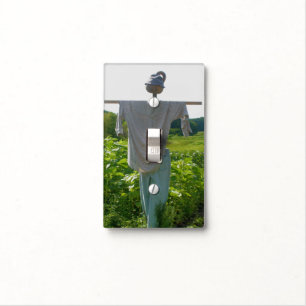 Country Garden Scarecrow    Light Switch Cover