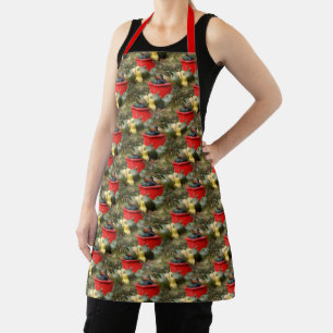 Country Garden Squash Nature Pattern Apron