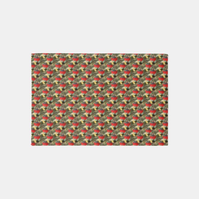 Country Garden Squash Nature Pattern  Rug (Front)