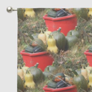 Country Garden Squash Nature Pattern Sheer Curtains