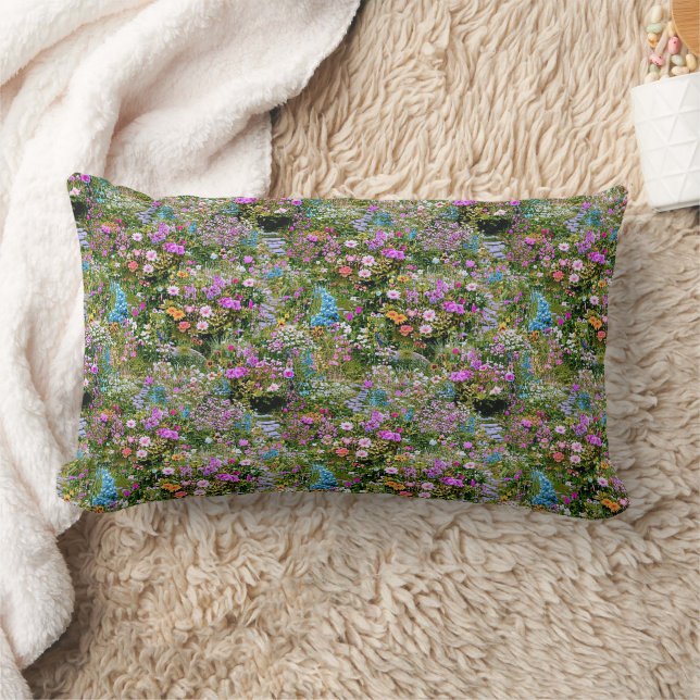 Country Garden Throw Pillow (Blanket)