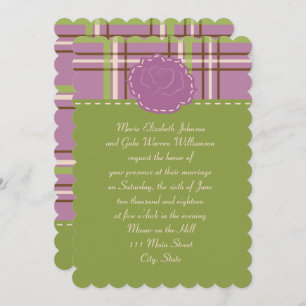 Country Garden Wedding Invitation