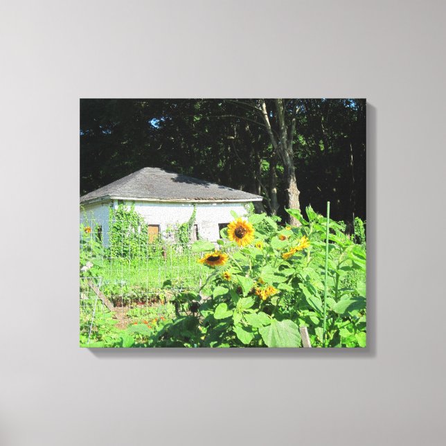 Country Garden Wrapped Canvas (Front)