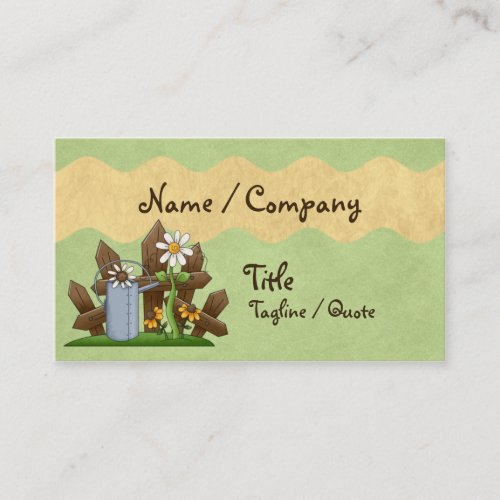 Country Gardener Business Card Templates