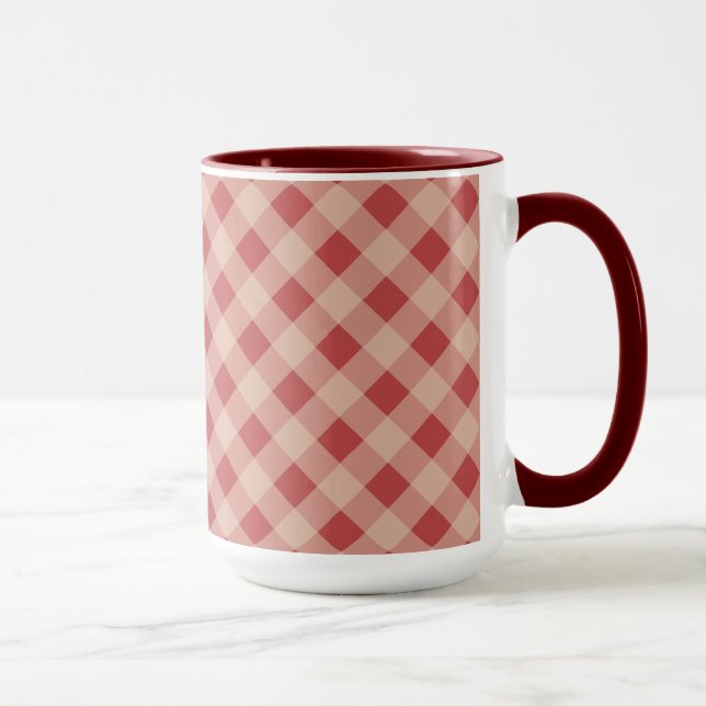 Country Gingham Mug (Right)