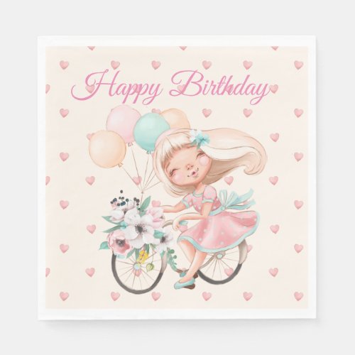 Country Girl Birthday Napkins