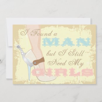 Country Girl Bridal Invitation by goskell at Zazzle