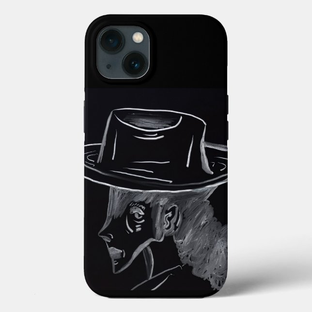 Country Girl Contemplating IPhone Case (Back)