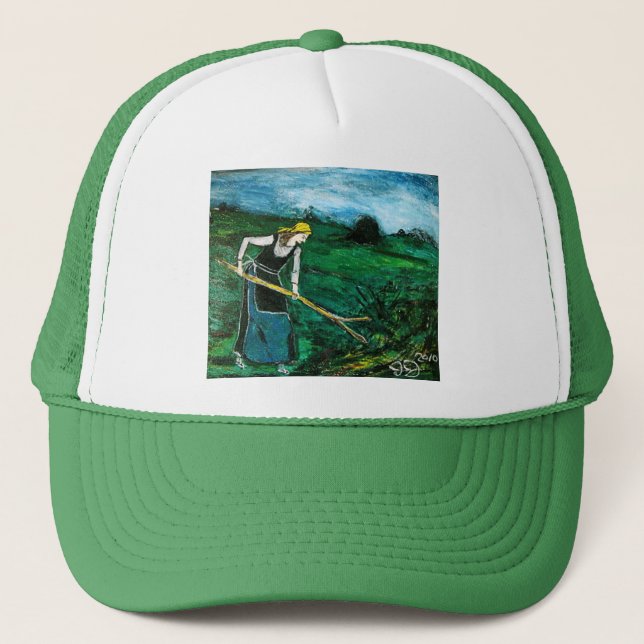 COUNTRY GIRL CONTENT TRUCKER HAT (Front)