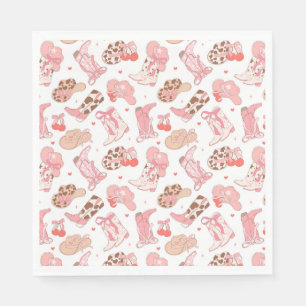 Country Girl Cowboy Boots n’ Hats Napkins