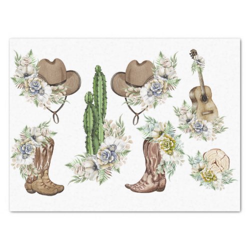 Country Girl Tissue Paper