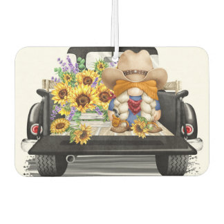 Country Gnome Girl Air Freshener