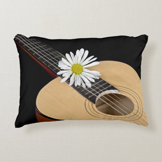 Country Guitar Accent Pillow (Front)