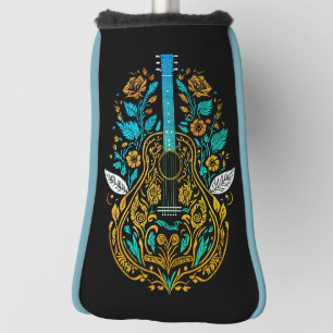 Country Guitar Art Golf Head Cover