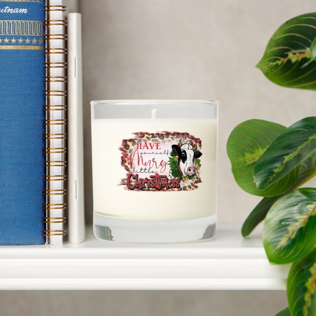 Country Have Yourself A Merry Little Christmas Scented Candle (Shelf)