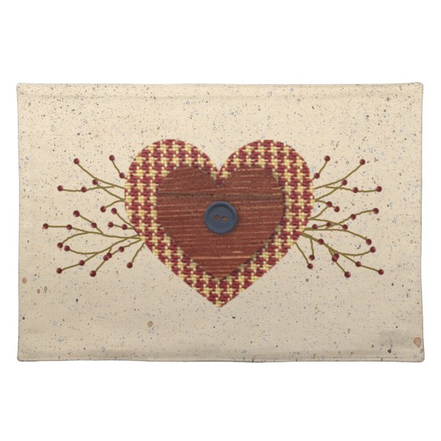 Country Heart Placemat (Front)