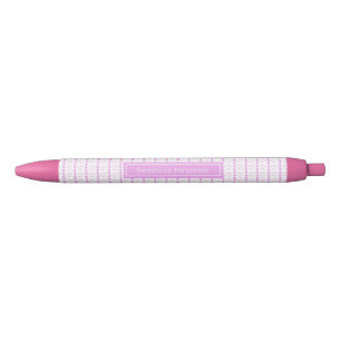Country Heart Stripes Personalized Name Pen