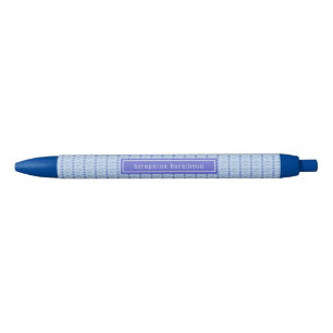 Country Heart Stripes Personalized Name Pen