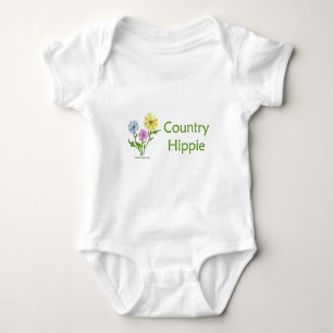 Country Hippie Baby Bodysuit