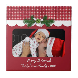 Country Holiday Photo Tile