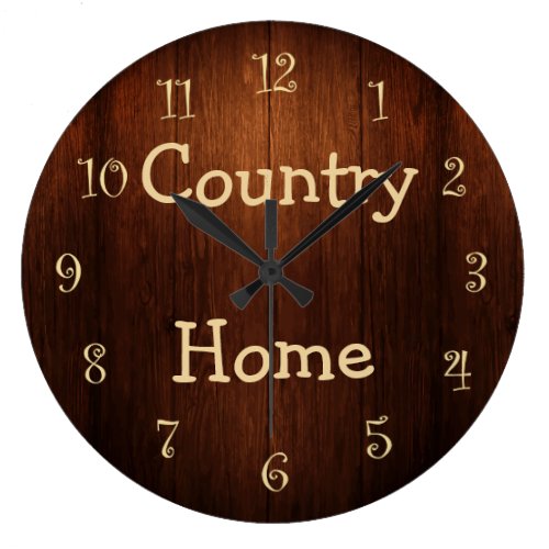 Country Home Kitchen Clock