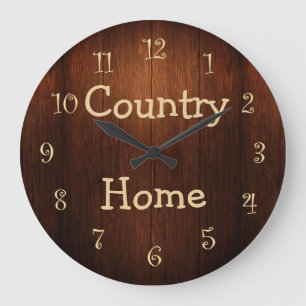 Country Home Kitchen Clock
