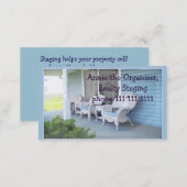 Country Home Photo, customize, Home Staging Business Card (Front/Back)