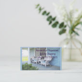 Country Home Photo, customize, Home Staging Business Card (Standing Front)